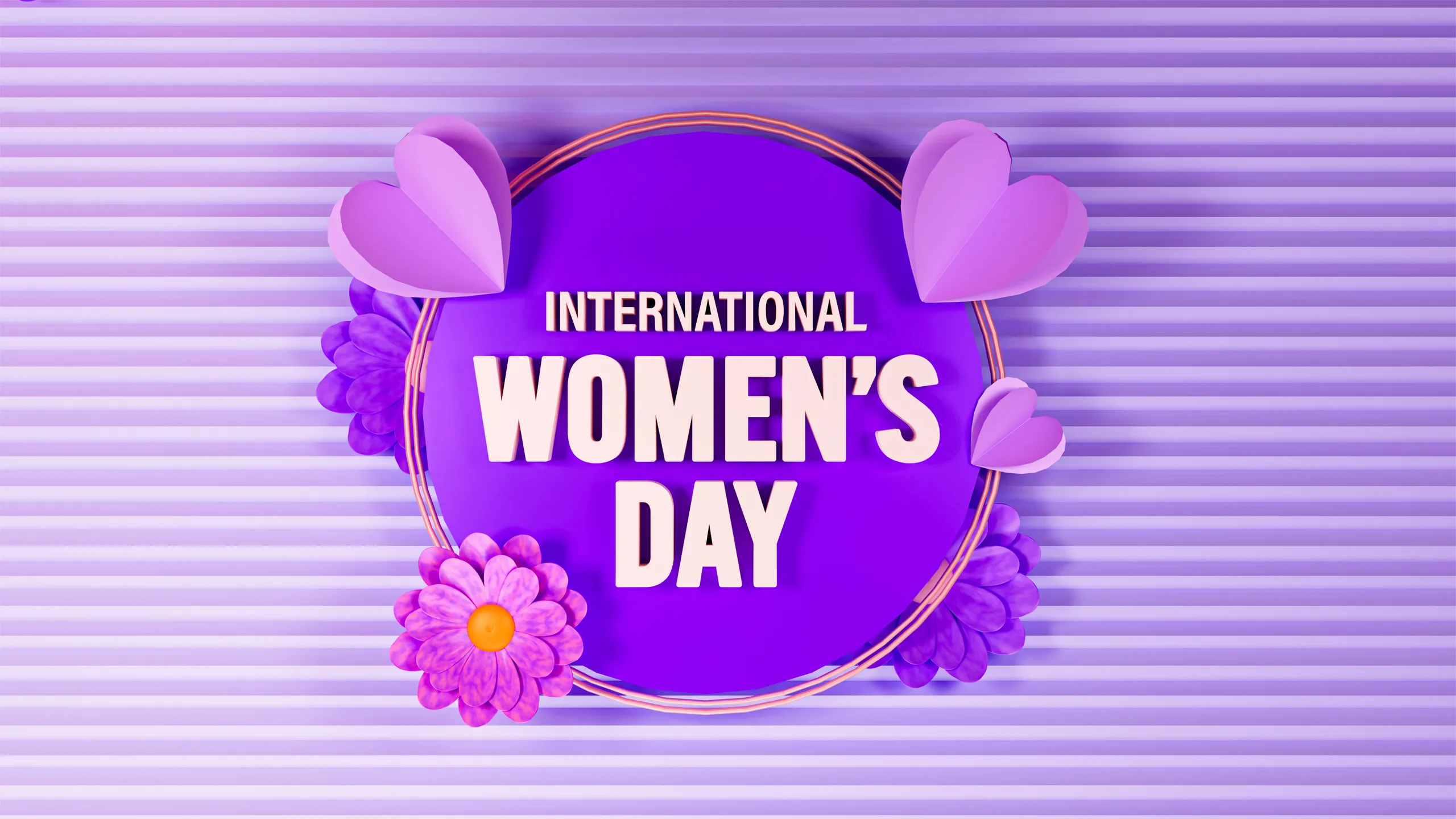 Free International Women's Day Freepik Style 3D Image